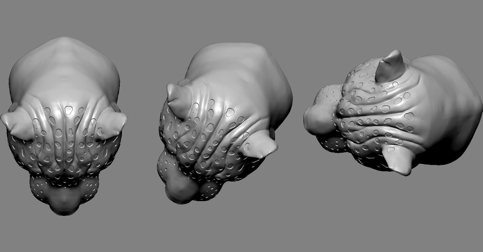 Leopard Head 3D print model_8