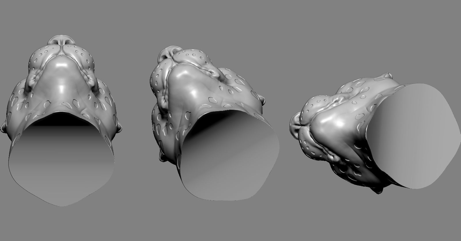Leopard Head 3D print model_6