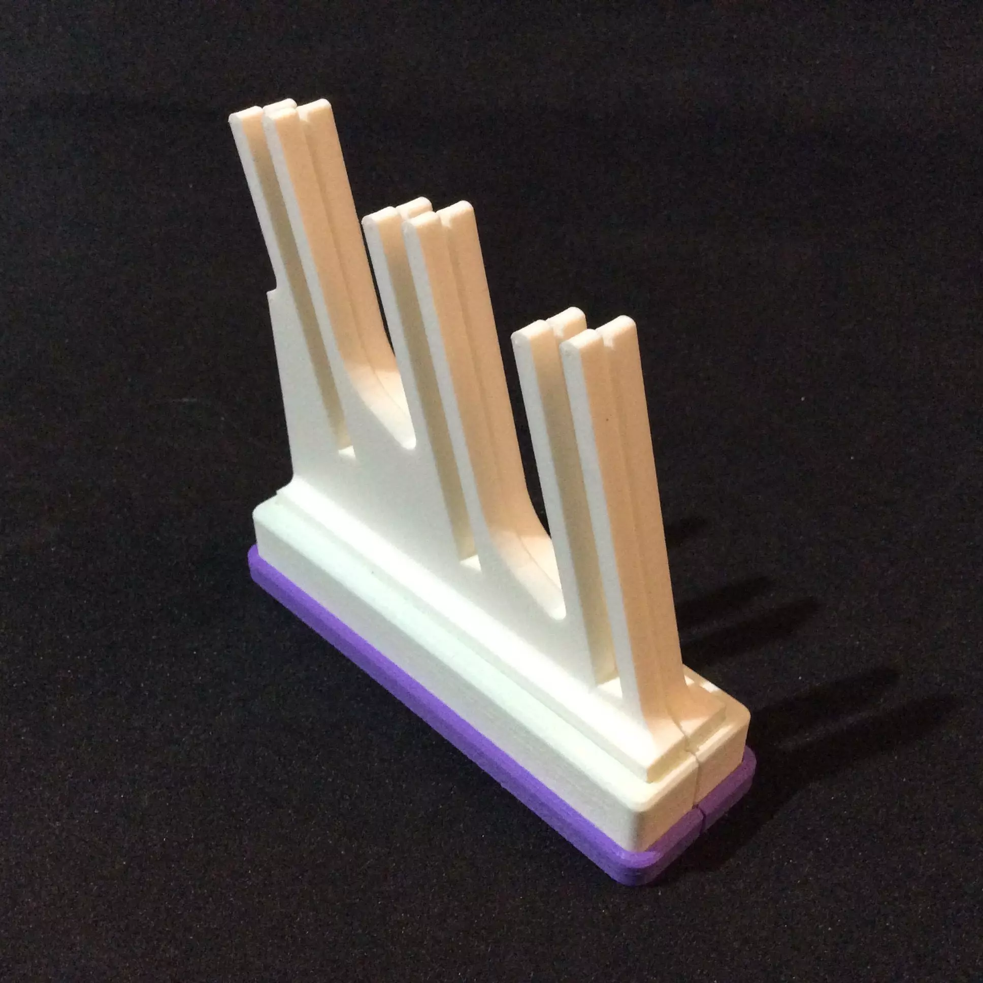 Folding Card Display Stand 3D print model_0