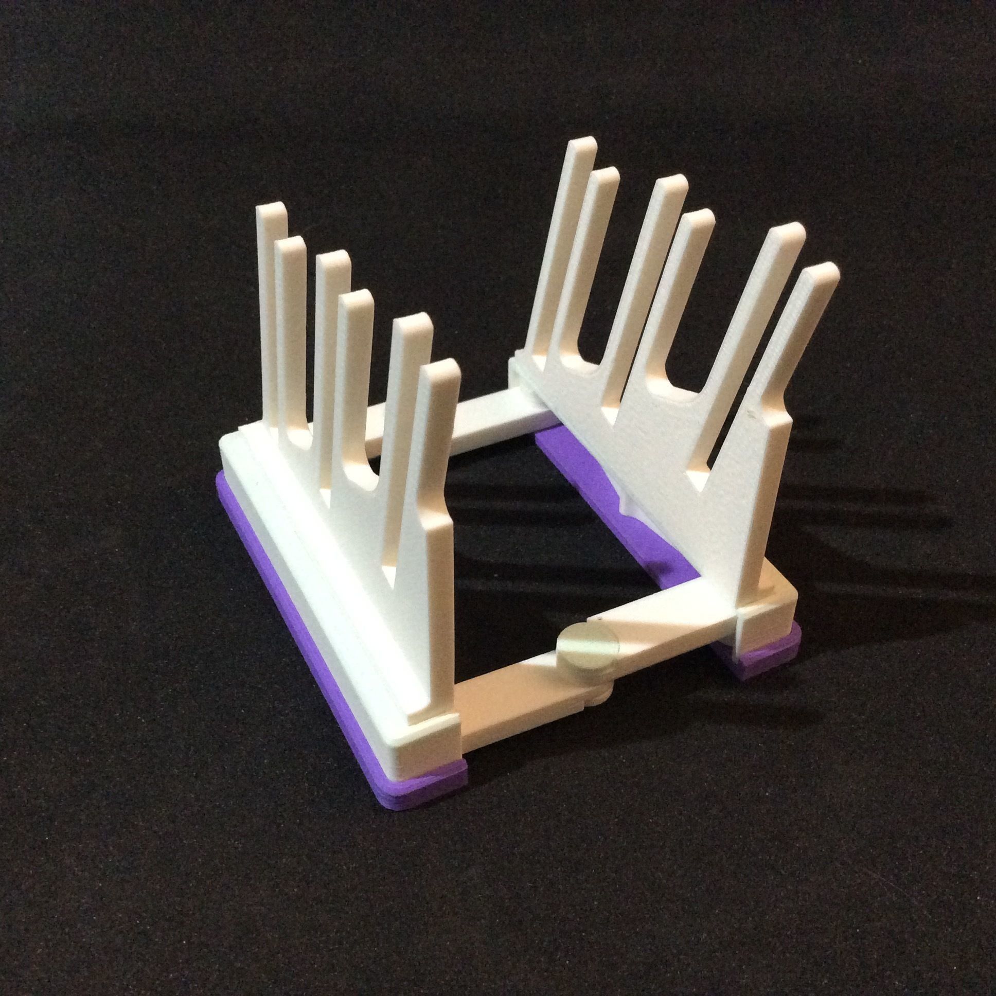 Folding Card Display Stand 3D print model_3
