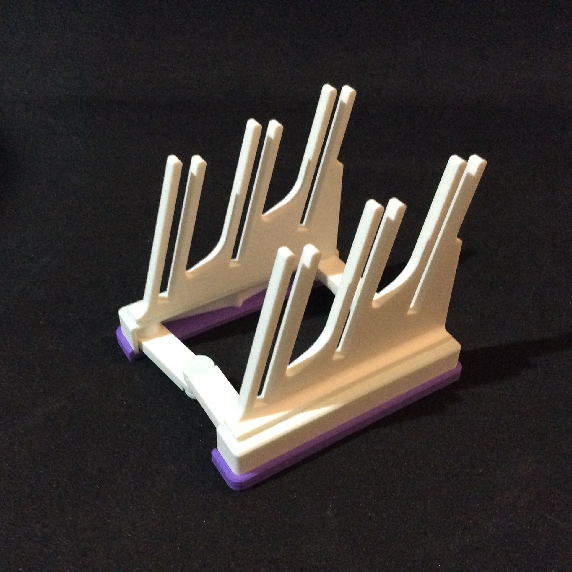 Folding Card Display Stand 3D print model_2