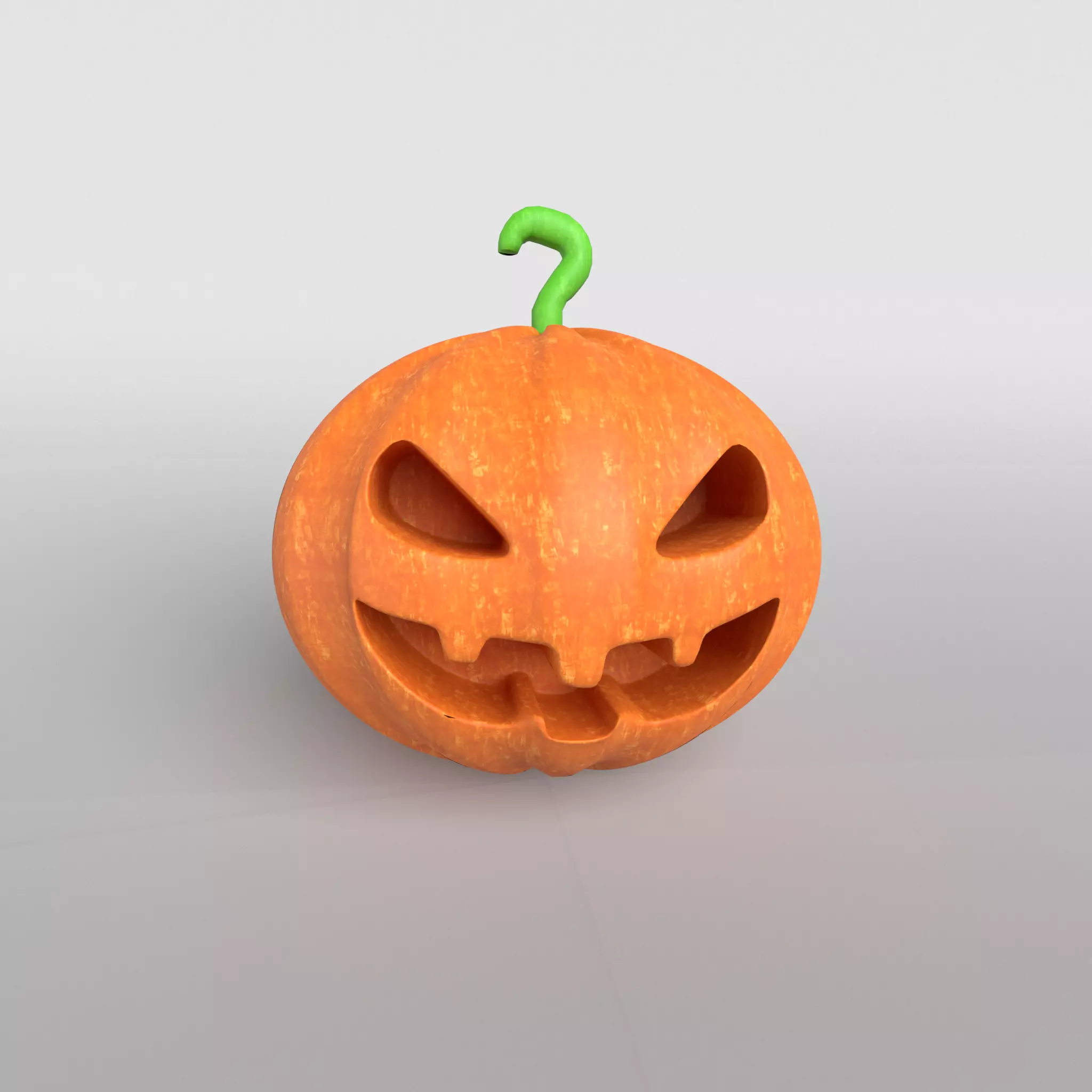 Halloween Pumpkin v1 001 Low-poly 3D model_0
