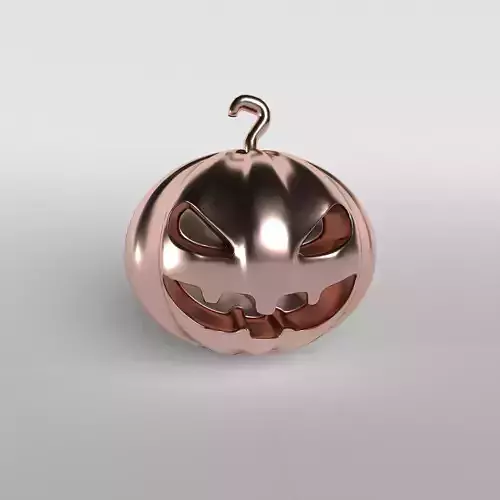 Halloween Pumpkin v1 005 Low-poly 3D model