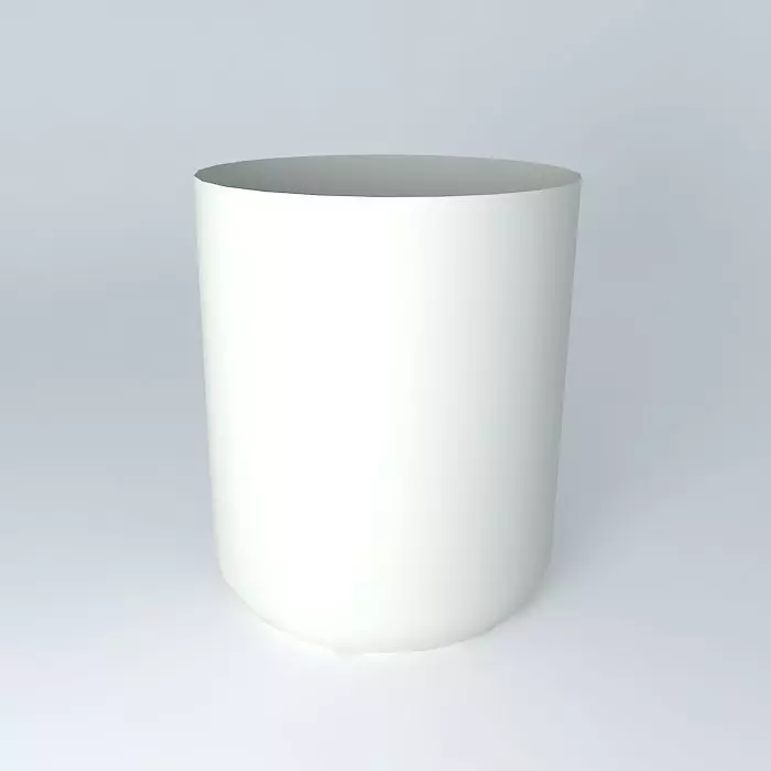 Simple trashcan Free 3D model_0