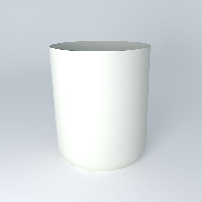 Simple trashcan Free 3D model_2