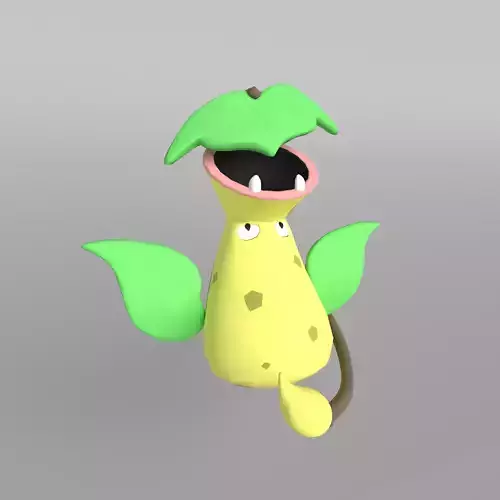 Victreebel pokemon toy with leaves