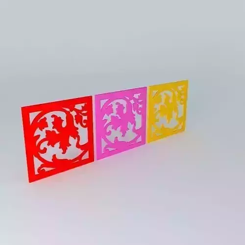 WOODEN FLORAL CUT OUT 1 