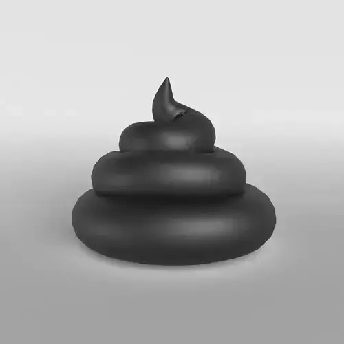 Pile of Poo v1 004 Low-poly 3D model