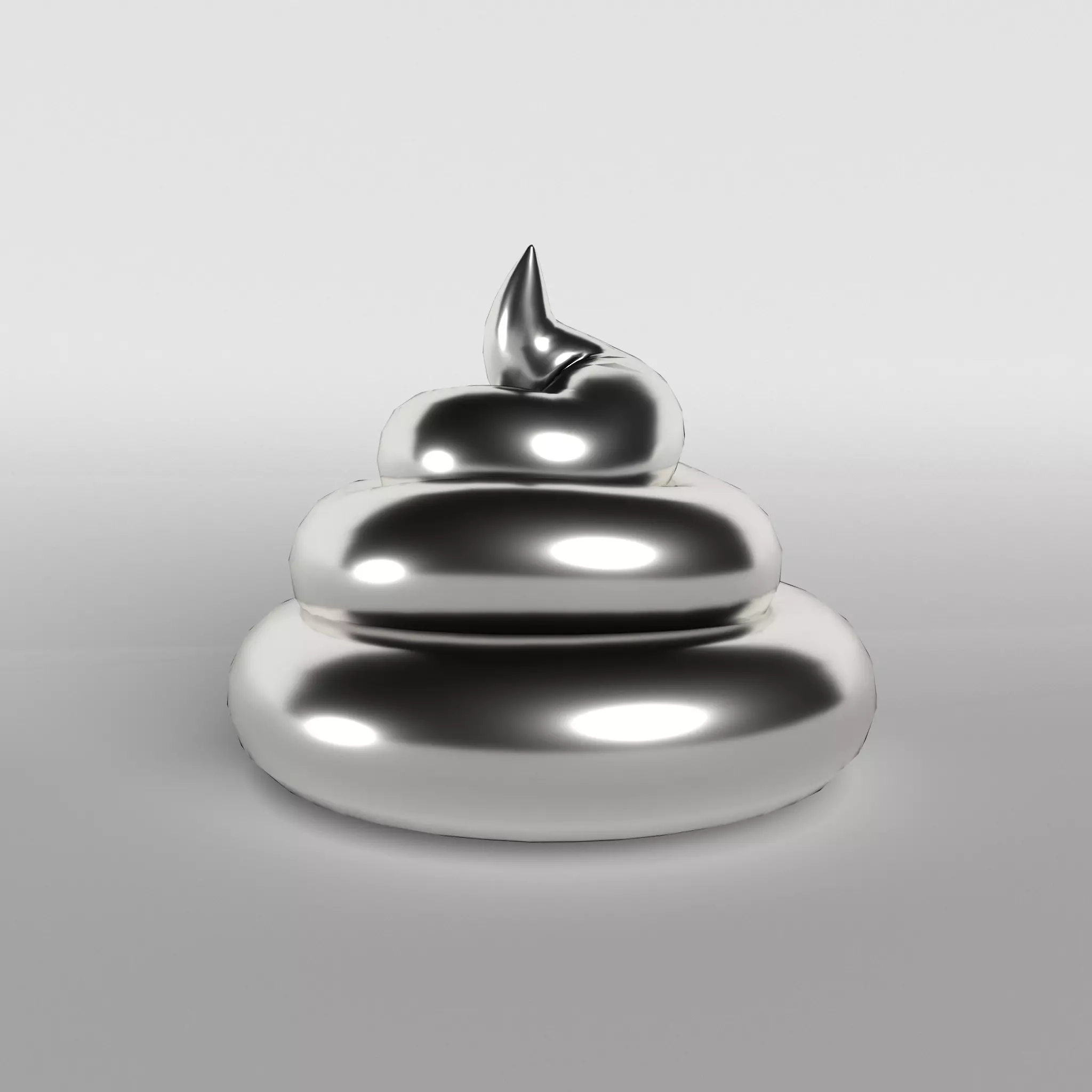 Pile of Poo v1 006 Low-poly 3D model