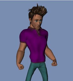 Cartoon character mark rigged Discount Price 3D model_3