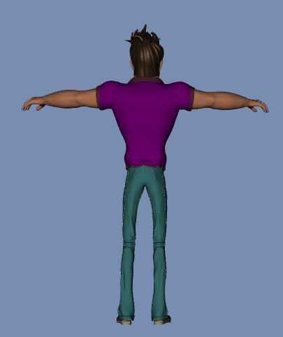 Cartoon character mark rigged Discount Price 3D model_2