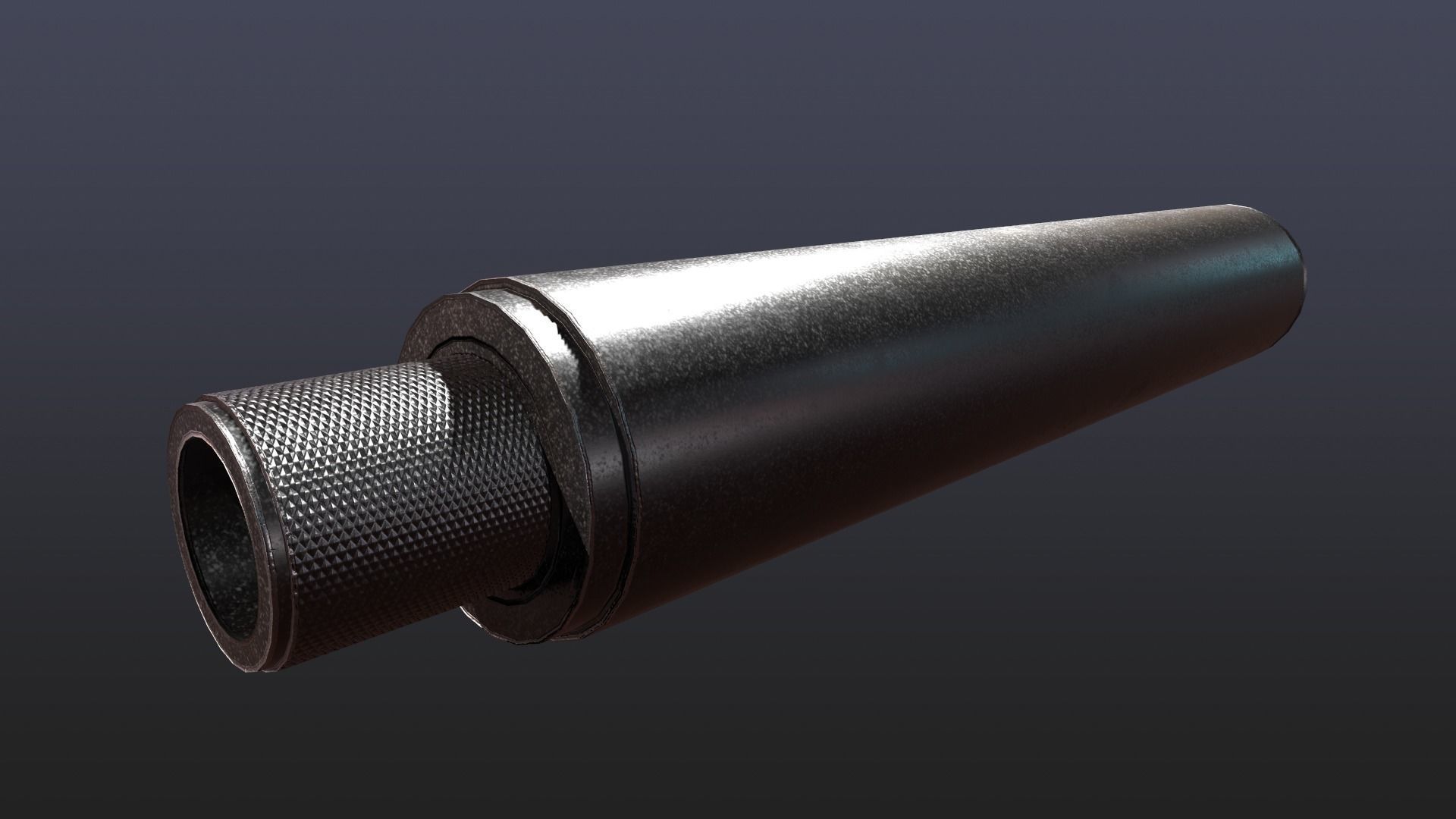 WW2 Colt M1911 Pistol With Attachments and Animations Low-poly 3D model_12