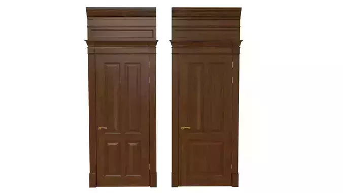 Classic wooden door 04