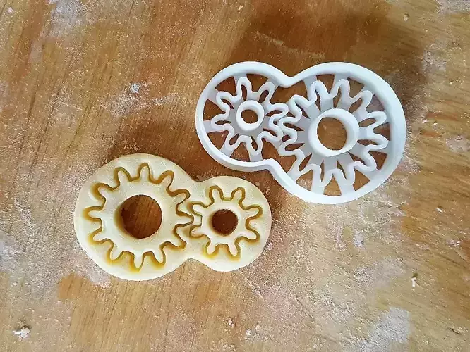 Gears Cookie Cutter 3D print model