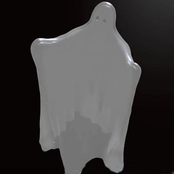 GHOST WITH EYES 3D print model_6