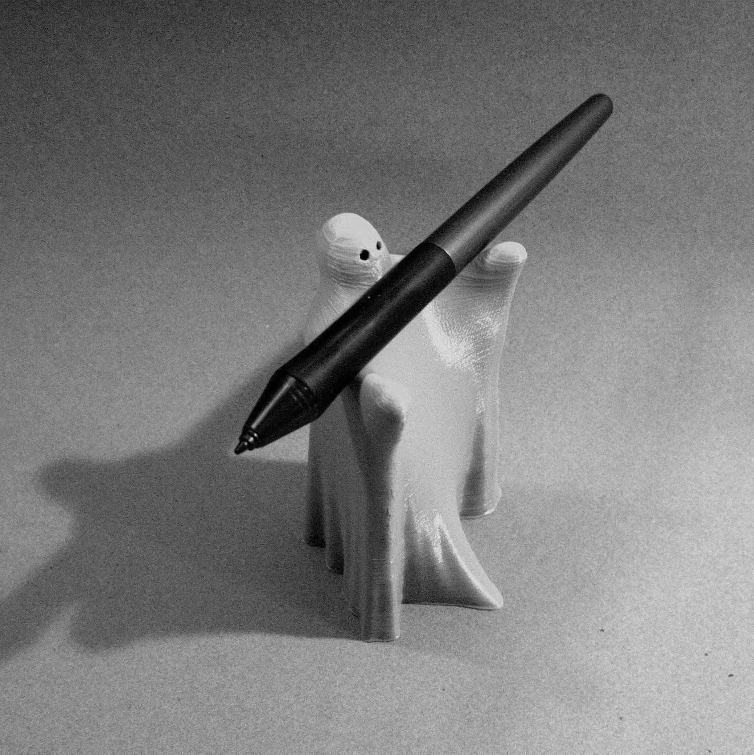 GHOST WITH EYES 3D print model_9