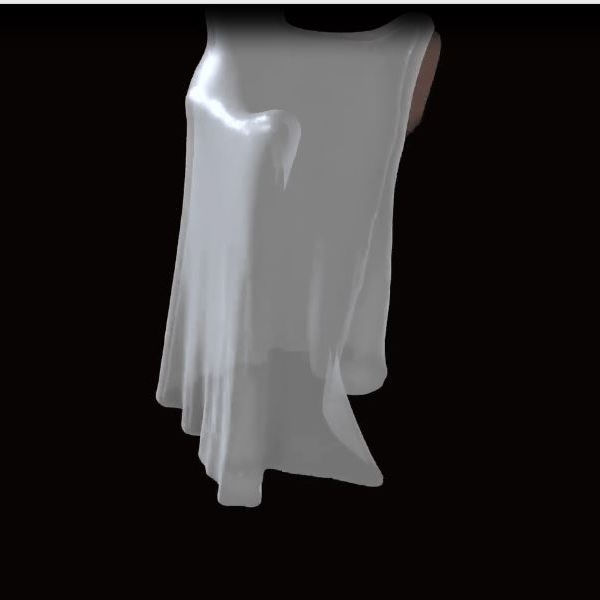 GHOST WITH EYES 3D print model_8