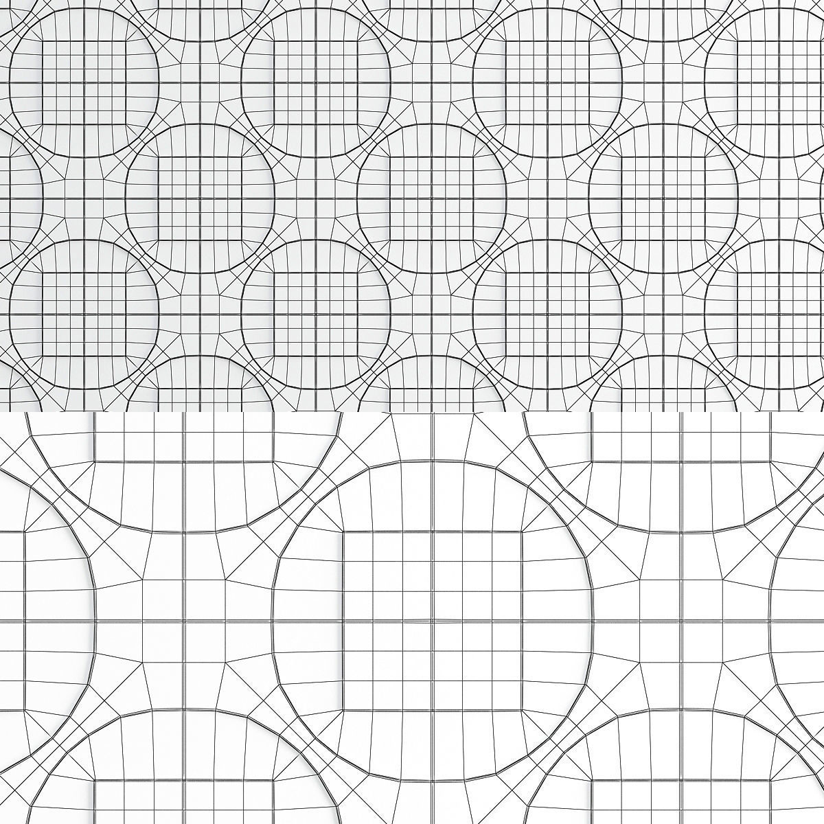 Wall 3d panel collection low poly 3d model Low-poly 3D model_11