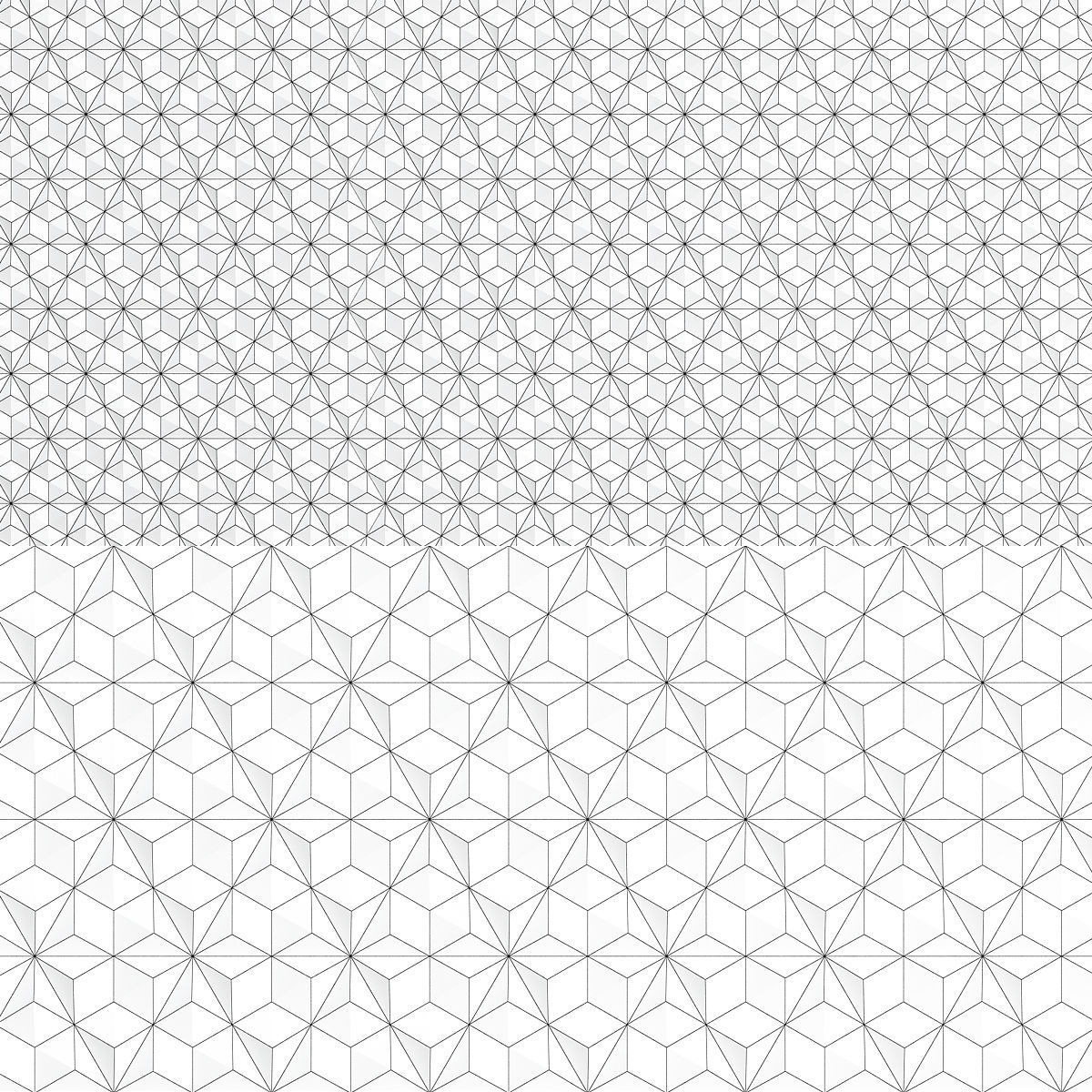 Wall 3d panel collection low poly 3d model Low-poly 3D model_9