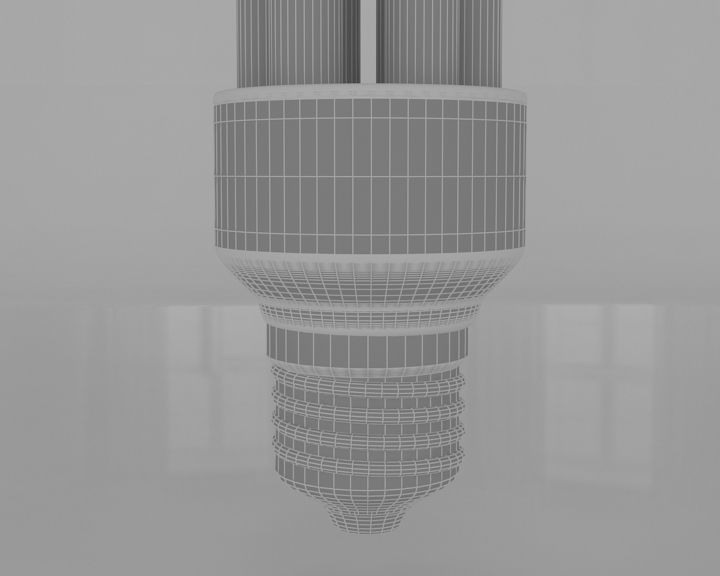 LED Bulb Light 3D model_3
