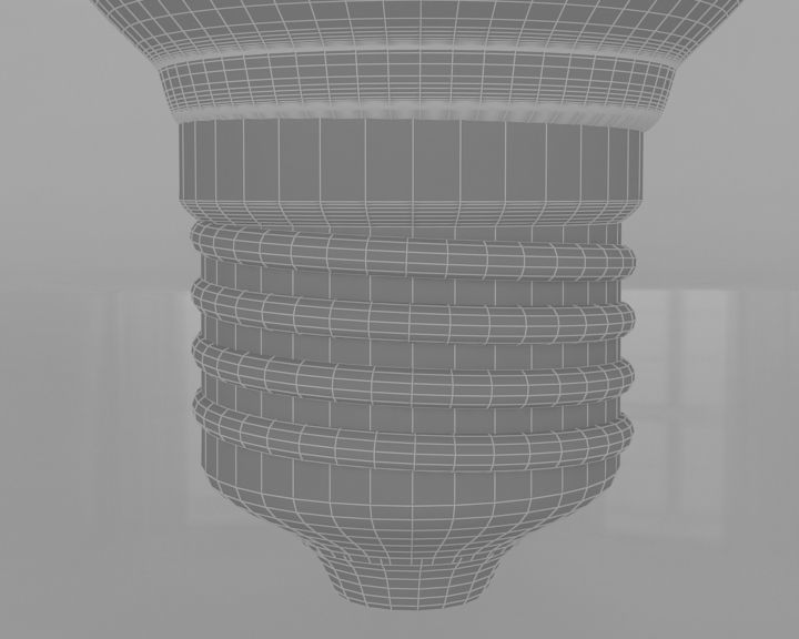 LED Bulb Light 3D model_4