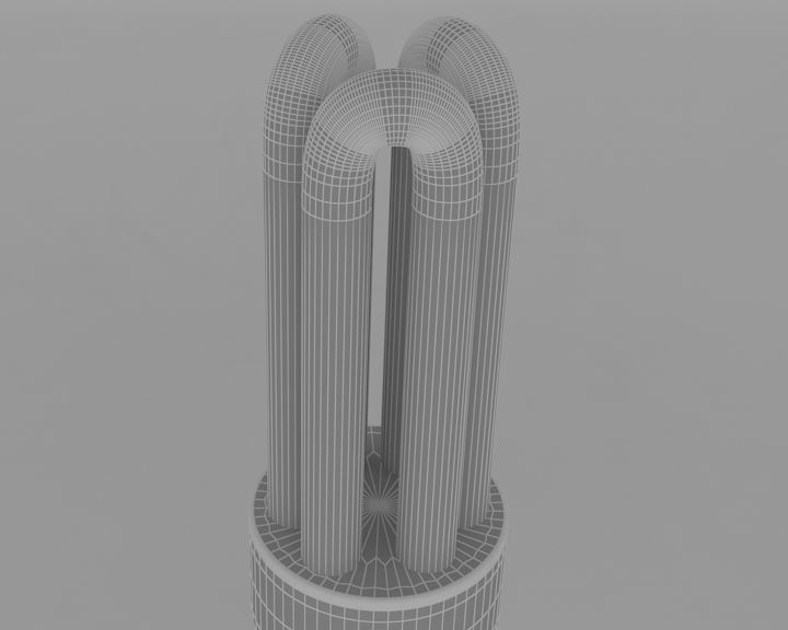 LED Bulb Light 3D model_2