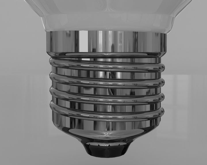 LED Bulb Light 3D model_7