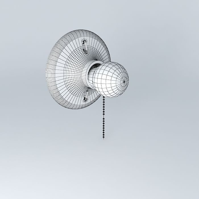 Porcelain lamp Free 3D model_3