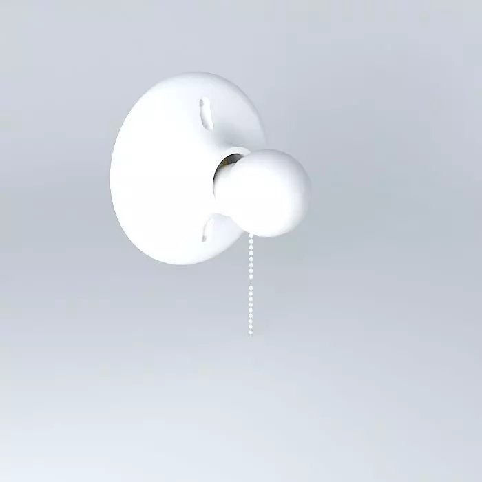 Porcelain lamp Free 3D model_0