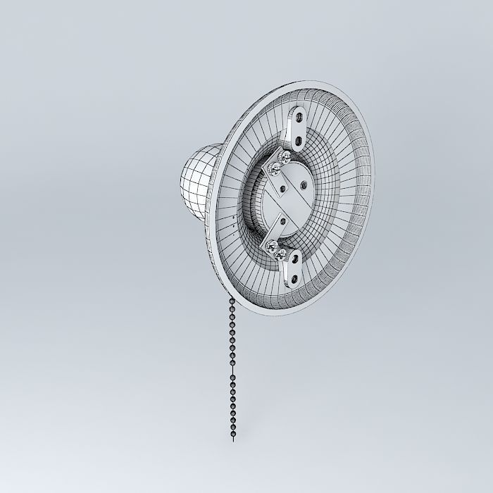 Porcelain lamp Free 3D model_4