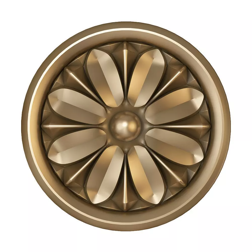 rosette cnc 3D model_0