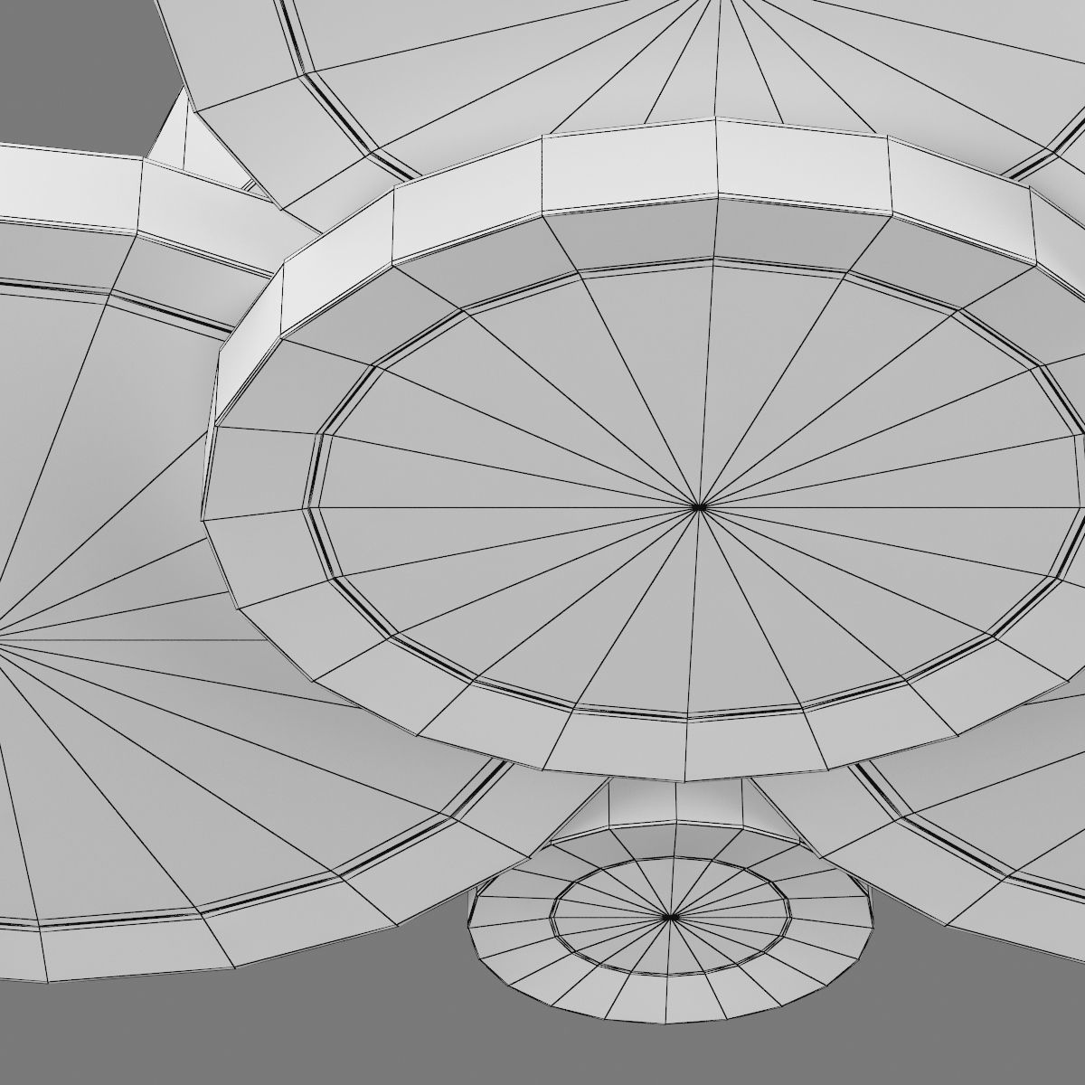 749081 Breve Lightstar Ceiling chandelier 3D model_6