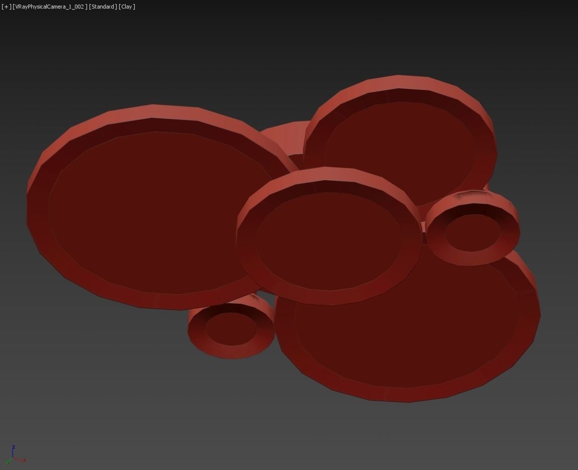 749081 Breve Lightstar Ceiling chandelier 3D model_7