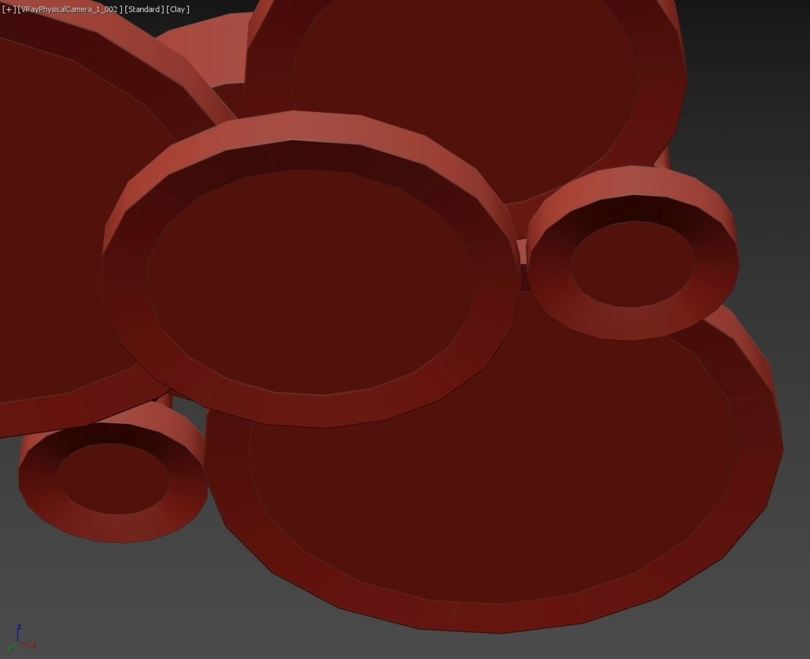 749081 Breve Lightstar Ceiling chandelier 3D model_8