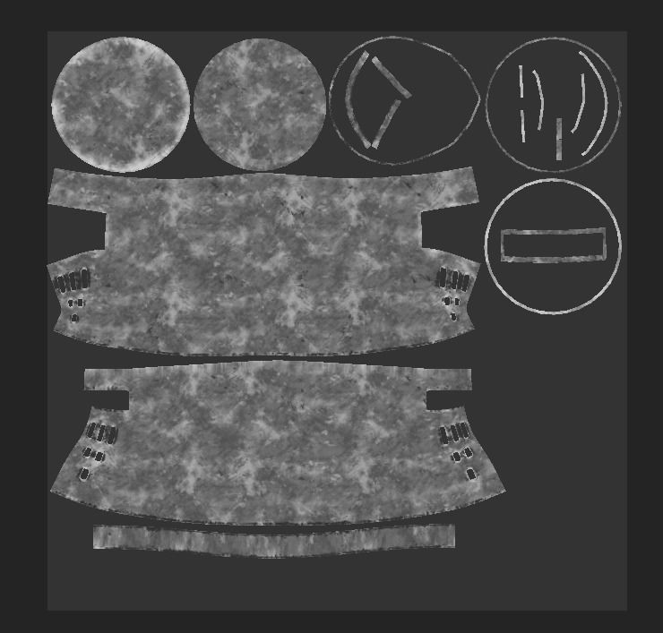 Crusader Helmet Low-poly 3D model_15