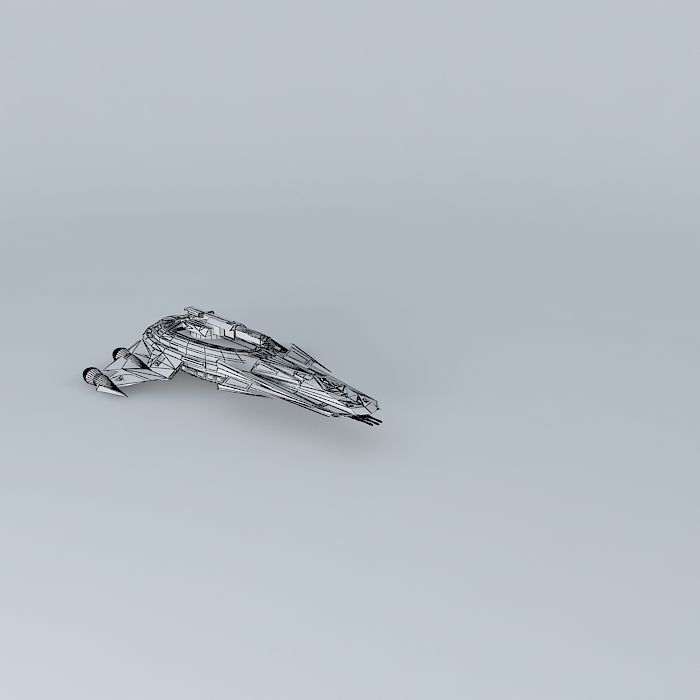 Brute Class Heavy Gunship HAP277 3D model_4