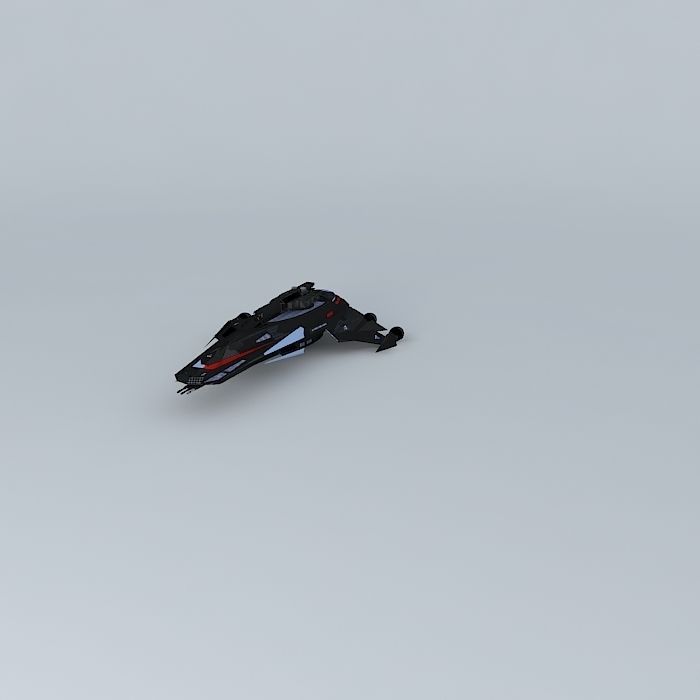 Brute Class Heavy Gunship HAP277 3D model_1