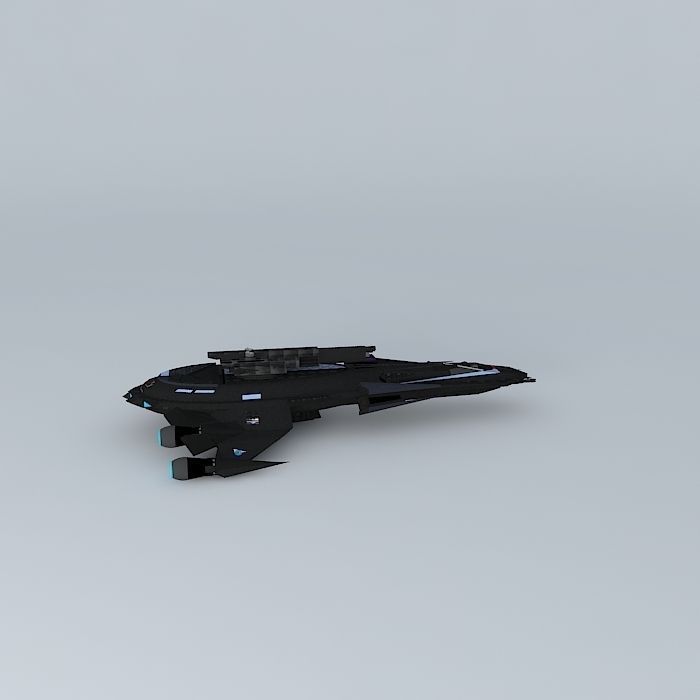 Brute Class Heavy Gunship HAP277 3D model_2