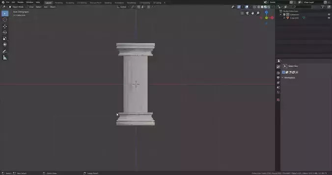 Roman style pillar