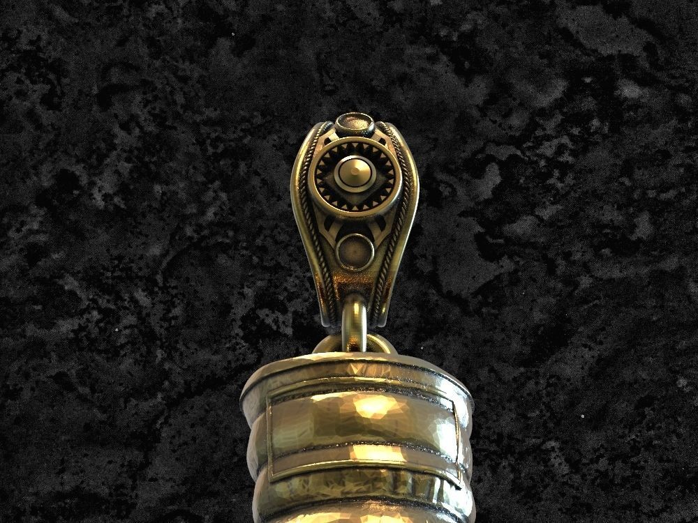 BoxingGlove-pendant boxing glove 3D print model_7