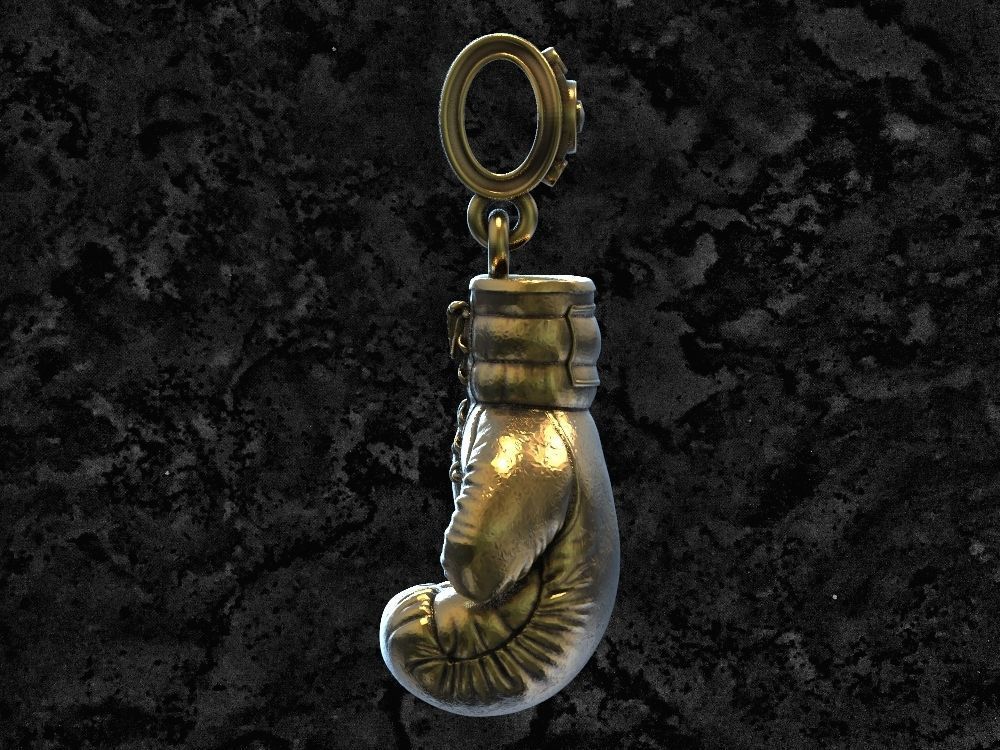 BoxingGlove-pendant boxing glove 3D print model_5