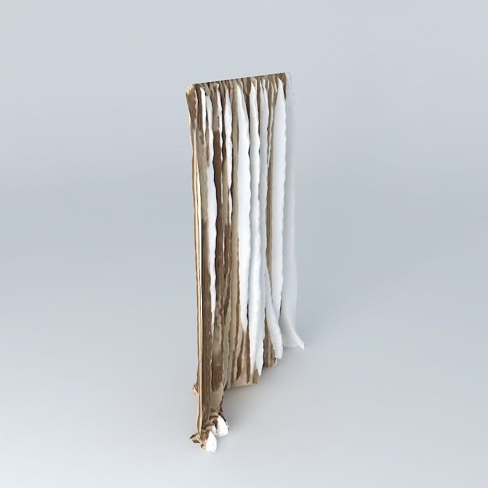 Curtain 3D model_1