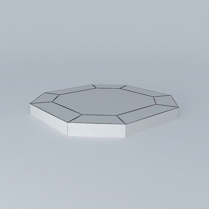 Oktágono mirror 115 Porada 3D model_3