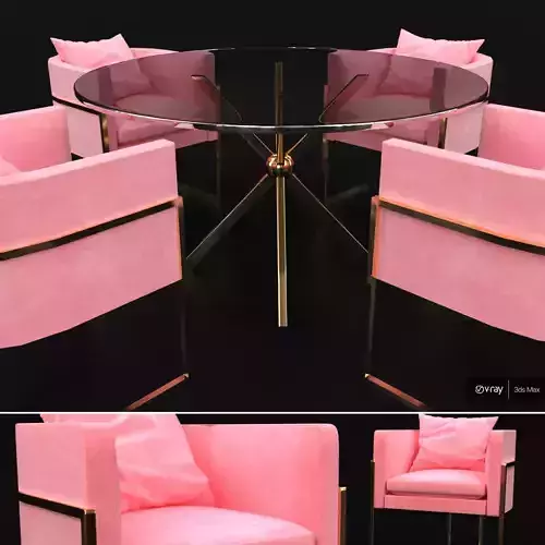 JULIUS  SIDE CHAIR 3D model