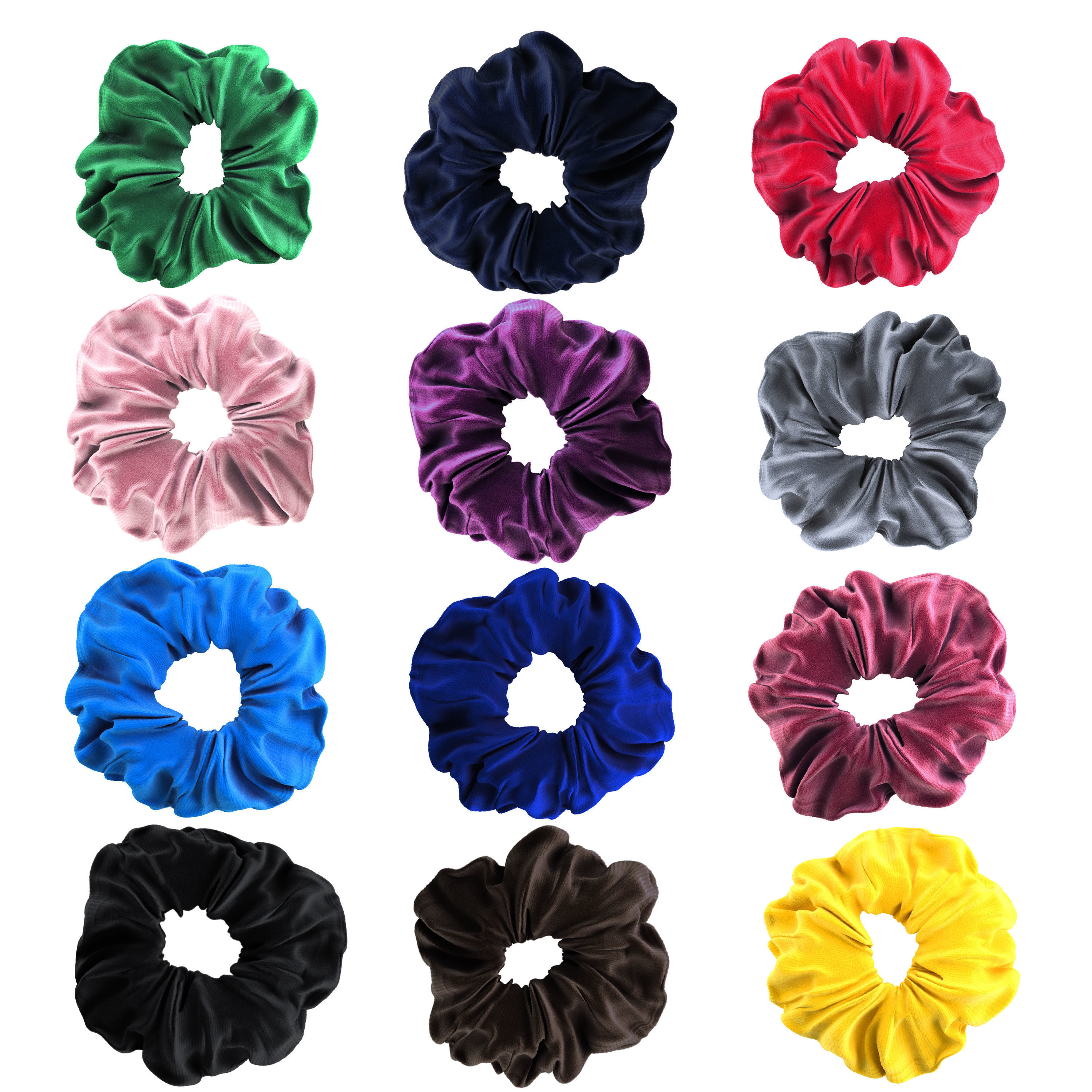 Hair Scrunchies 3d model 3D model_12