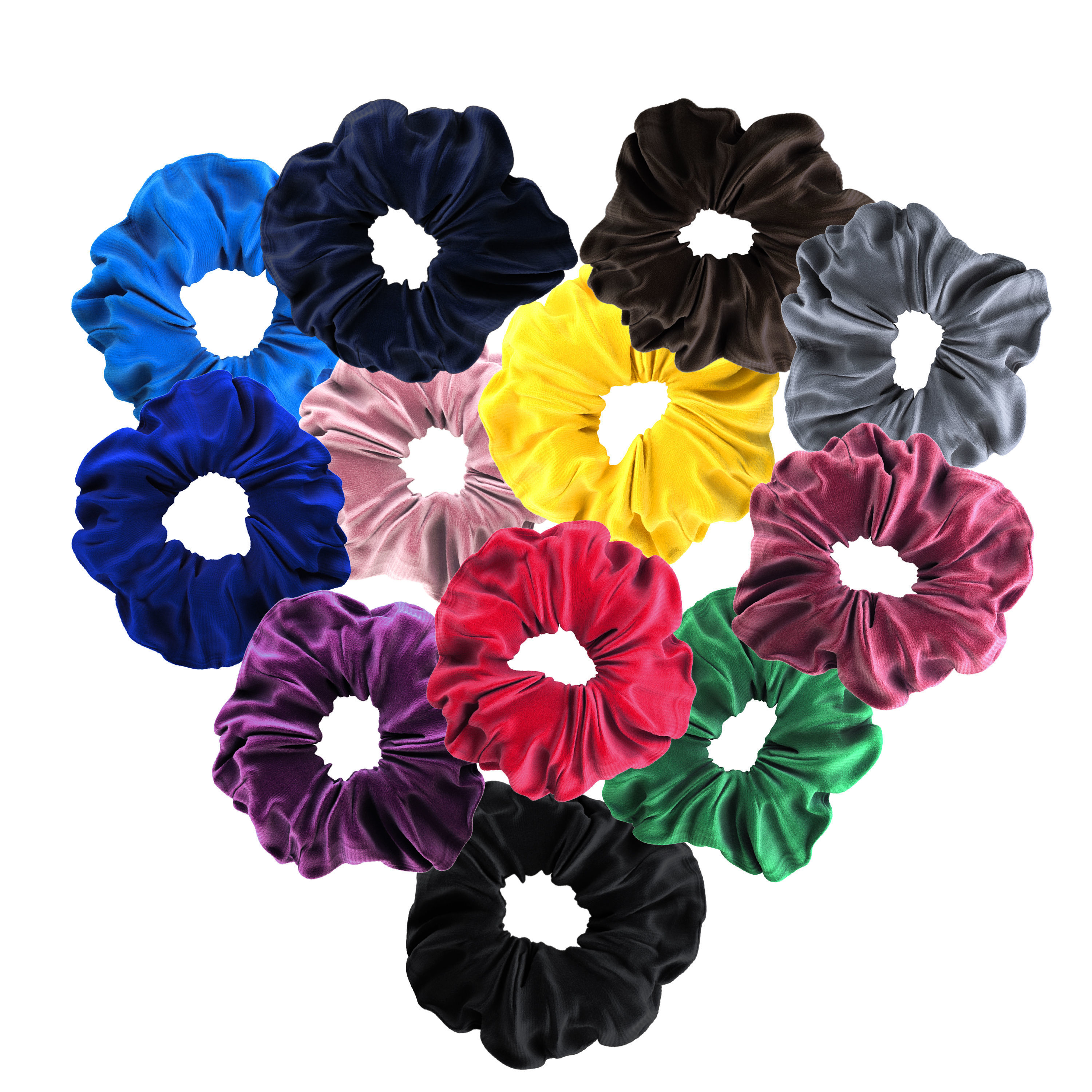 Hair Scrunchies 3d model 3D model_18