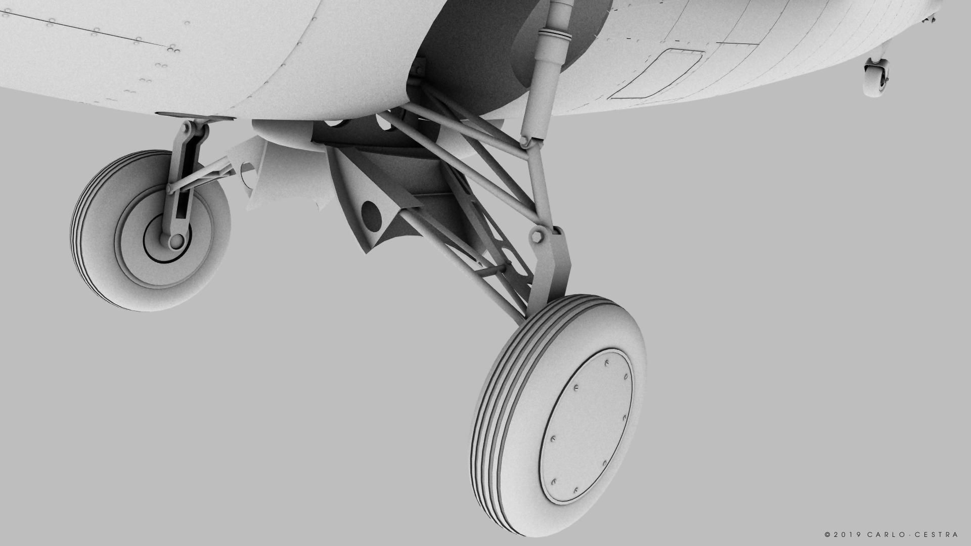 F4F-3 WILDCAT 72F2 Low-poly 3D model_33