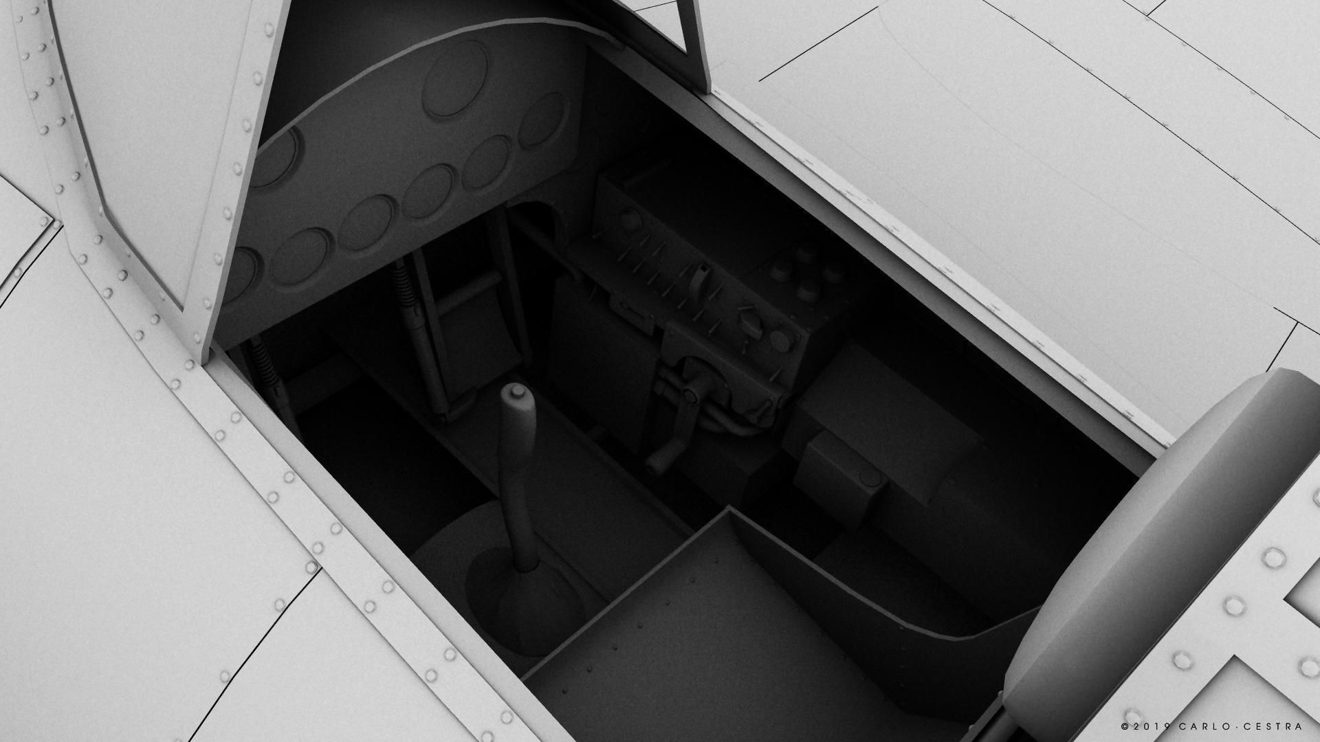 F4F-3 WILDCAT 72F2 Low-poly 3D model_48