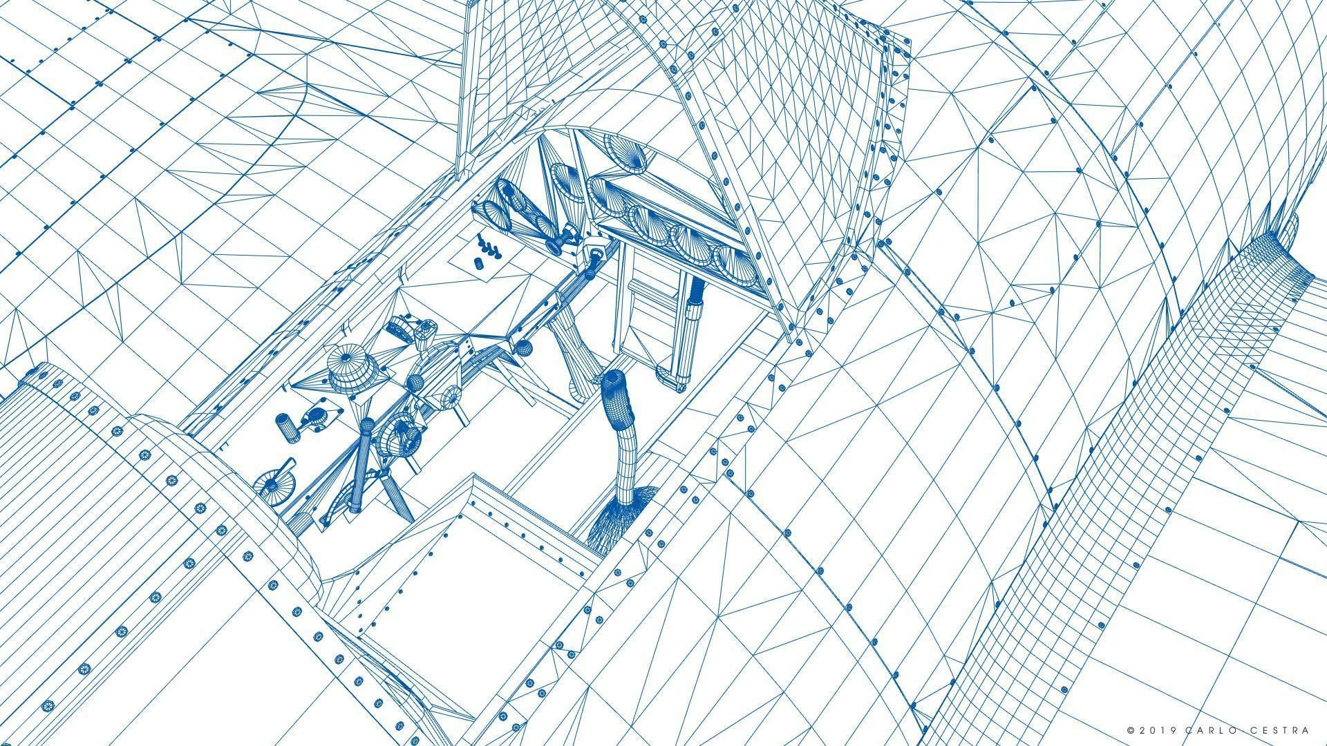 F4F-3 WILDCAT 72F2 Low-poly 3D model_69