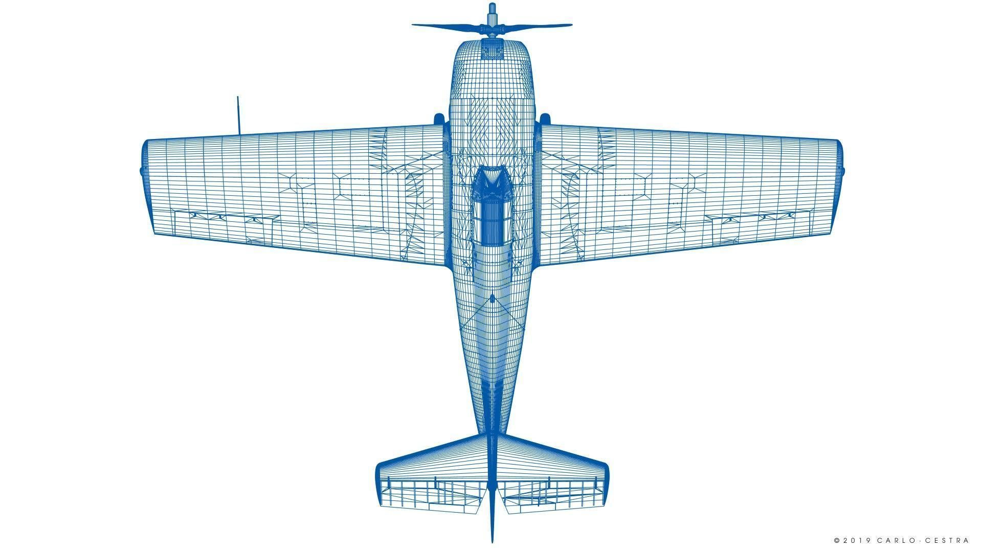 F4F-3 WILDCAT 72F2 Low-poly 3D model_66